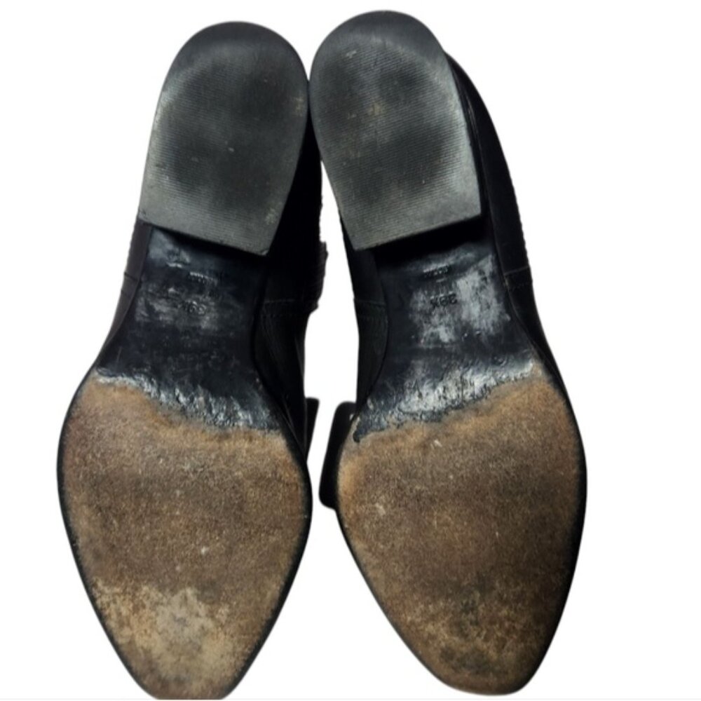 Black Alexander Wang  Leather Ankle Boots - Picture 4 of 14